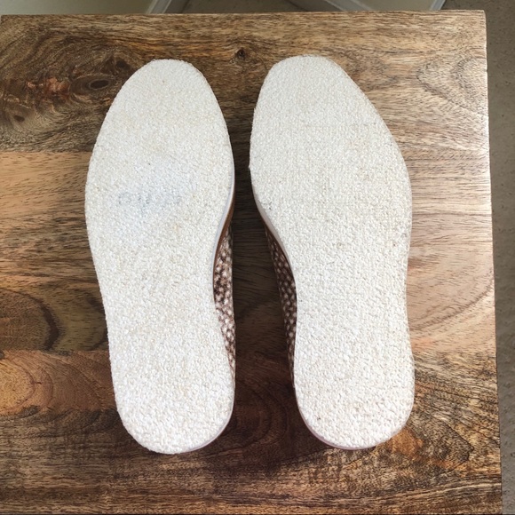 Free People Brown White Snake Eyes loafers 36 - Picture 7 of 8